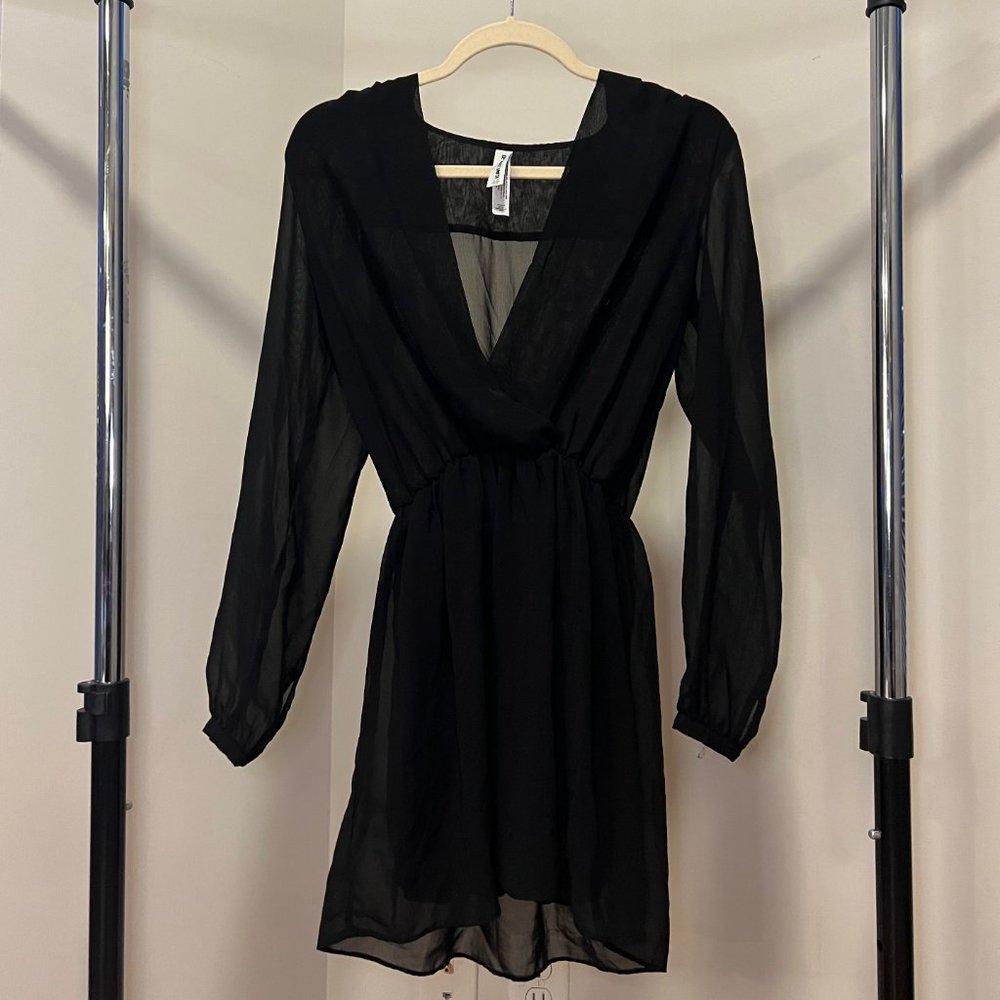 Aeropostale | Bethany Mota | Sheer Black Dress - XS